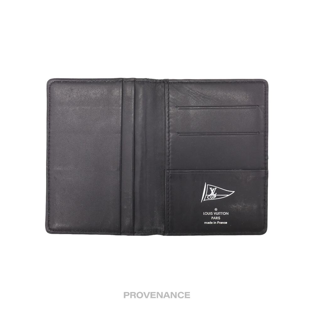 🔴 Louis Vuitton Cup Pocket Organizer Wallet - Navy Leather - Picture 7 of 8